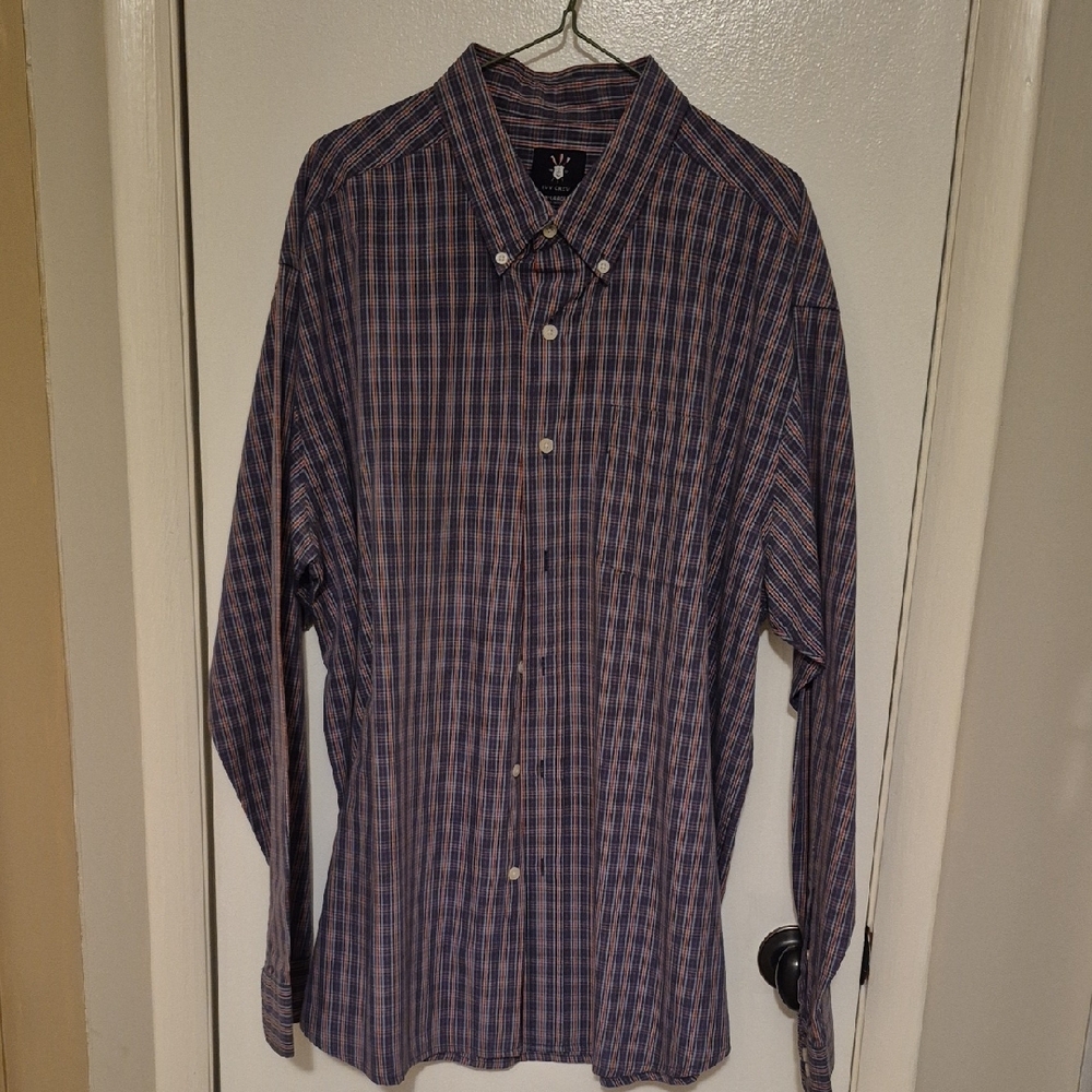 Men's Ivy Crew Plaid Button-Down Shirt Sz Xl